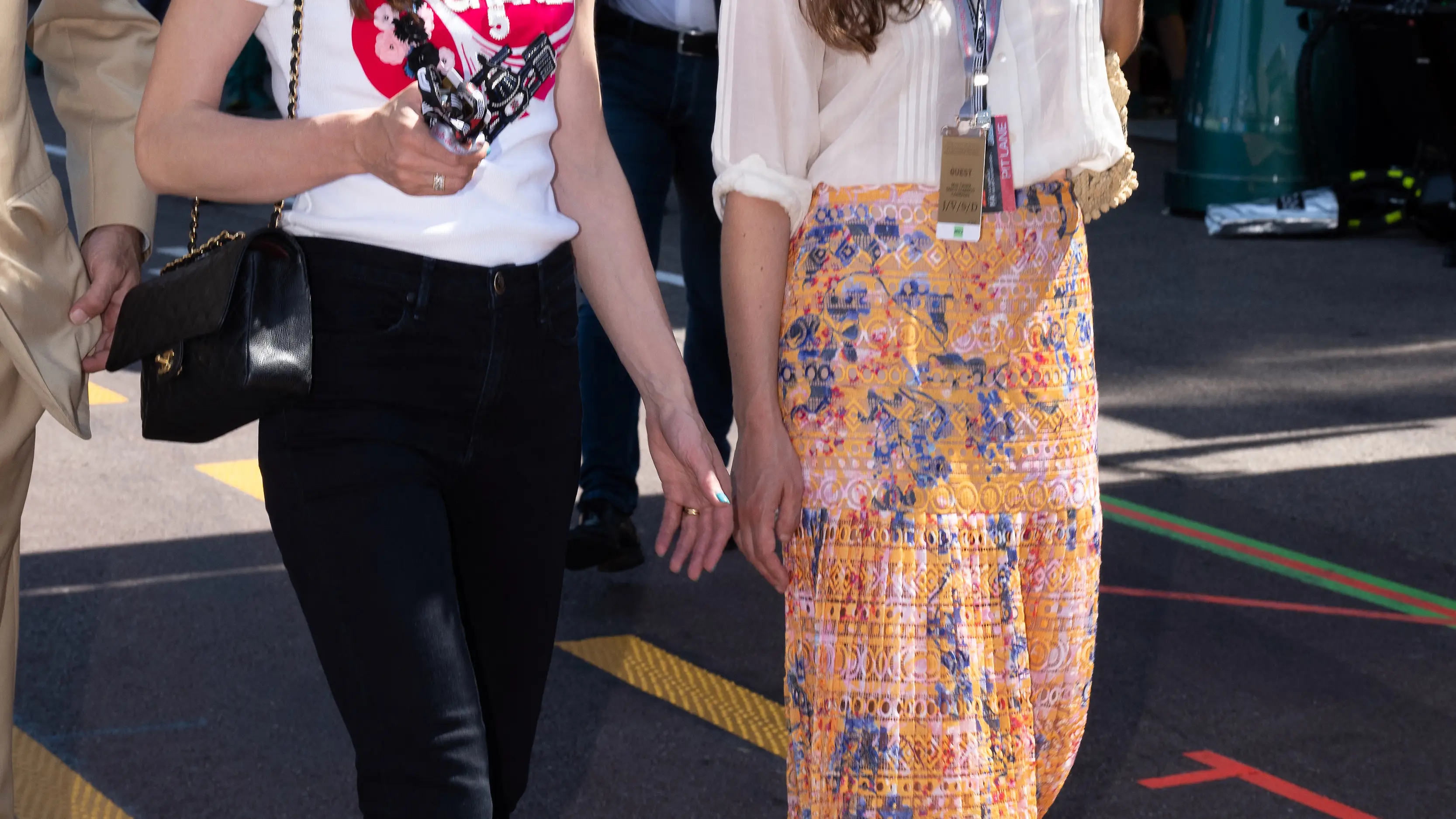 Carlota en el GP de Mónaco de F1.