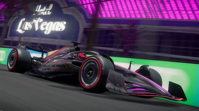 F1 23: descubre cómo se ha replicado el circuito de Las Vegas Strip para el simulador oficial.