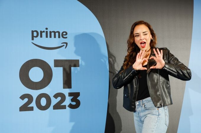 Singer Chenoa at premiere tv show Operación Triunfo in Madrid.