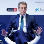 El líder del PP, Alberto Núñez Feijóo, participa en la tercera y última jornada de la Reunión Anual del Cercle de Economía,