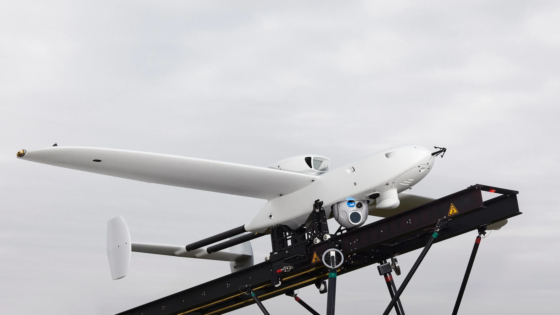 Imagen del dron basado en la plataforma Luna NG de Rheinmetall