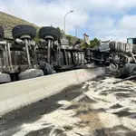Accidente del camión en la A-4