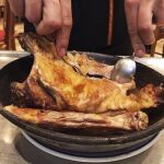 Lechazo del Restaurante Mannix de Campaspero