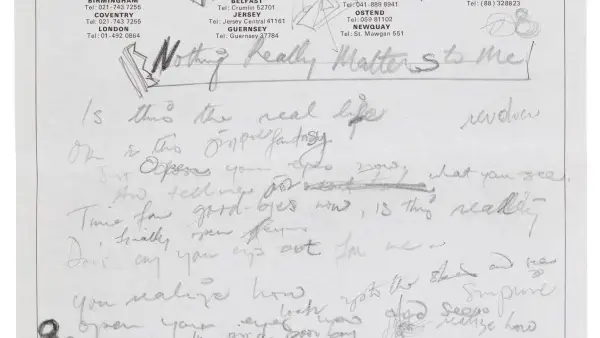 El manuscrito original de Mercury