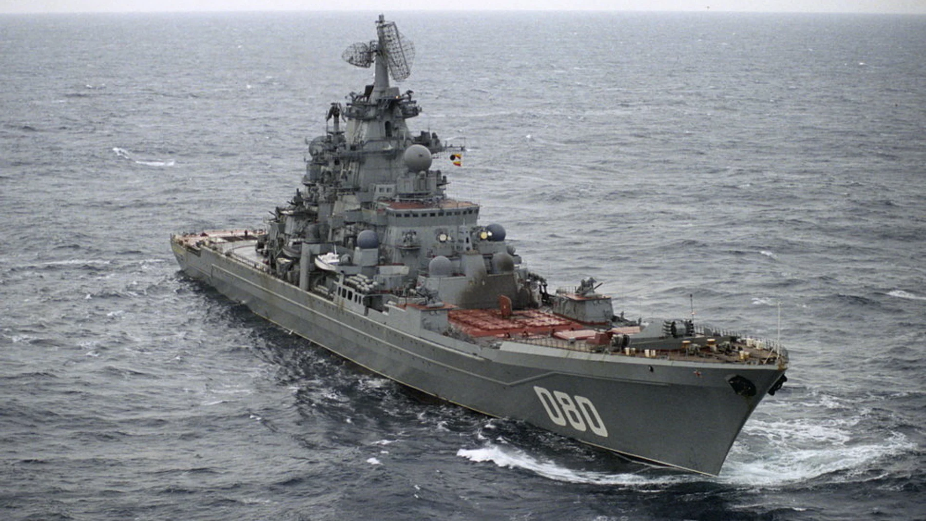El crucero nuclear Almirante Nakhimov, en una imagen de archivo