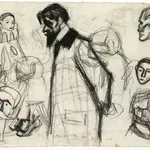 Santiago Rusiñol retratado por Picasso