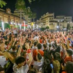 Las imágenes de la fiesta en la Puerta de Jerez