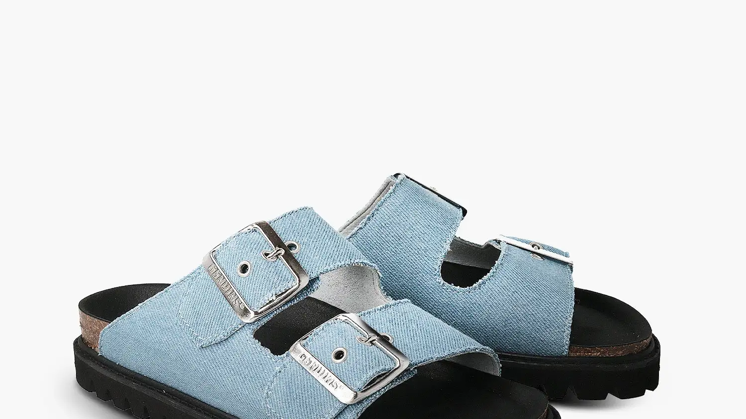 Sandalias denim.