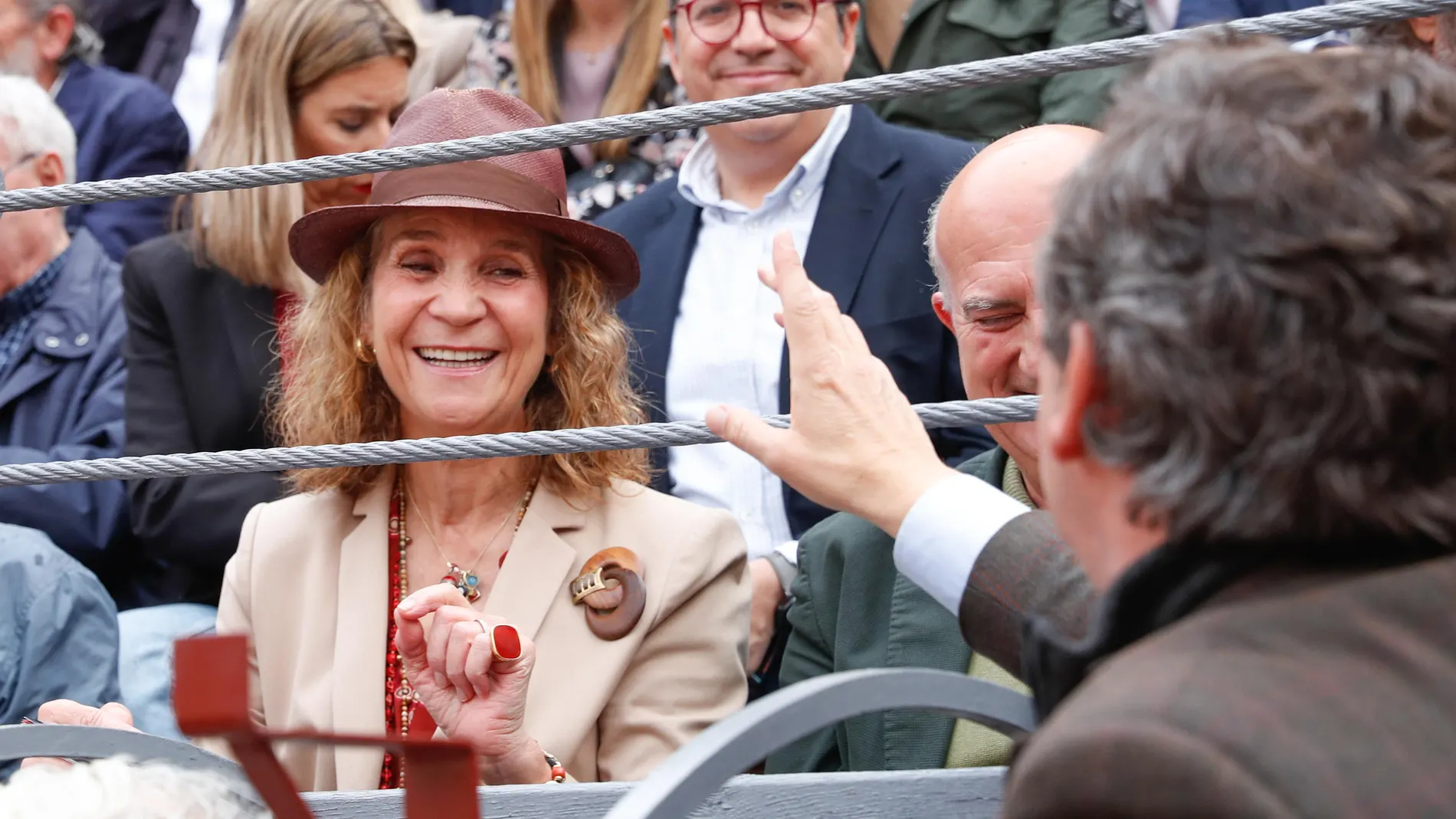 Elena de Borbon during San Isidro Fair in Madrid on Friday, 2 June 2023.