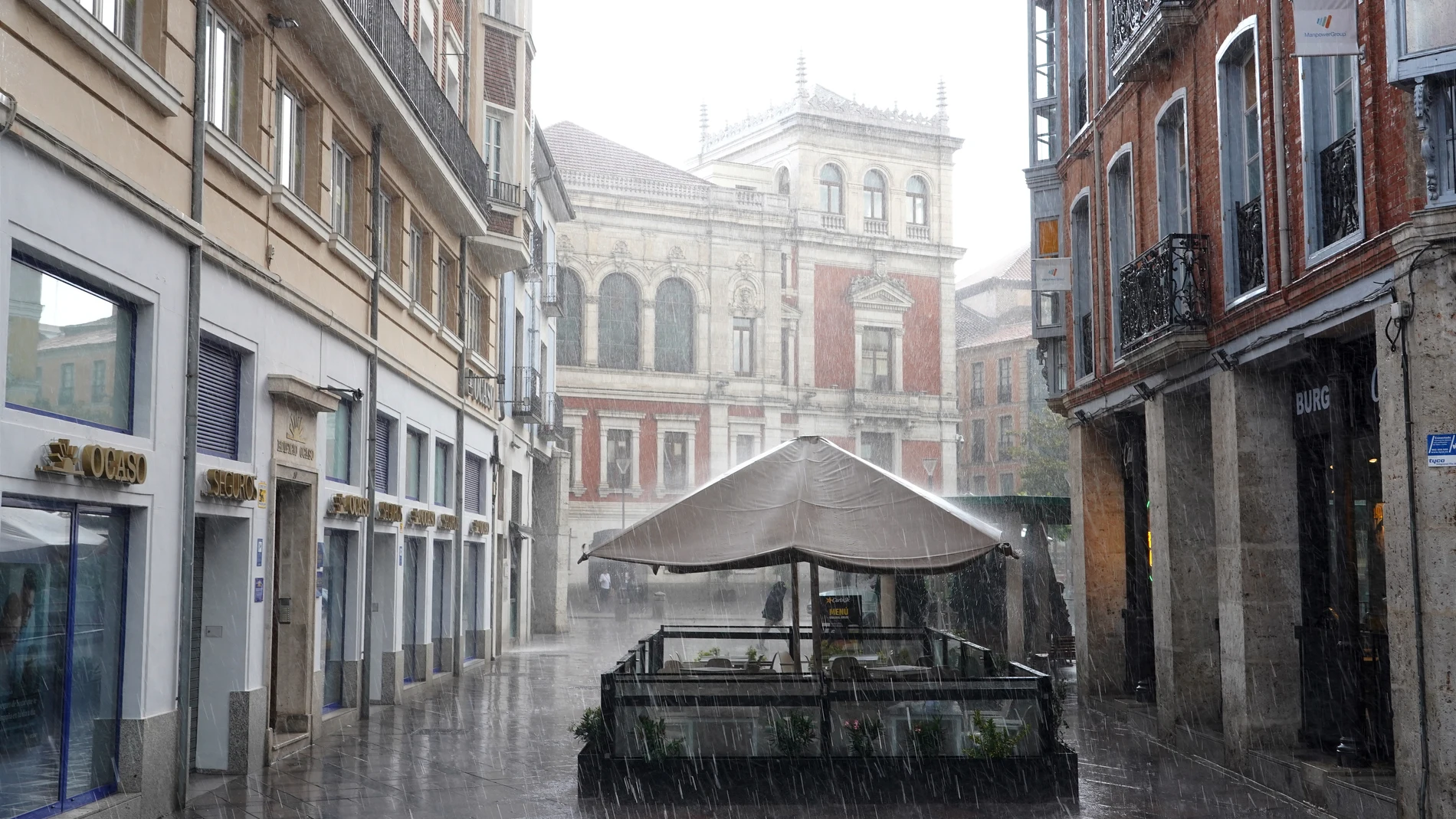 Tormenta en Valladolid