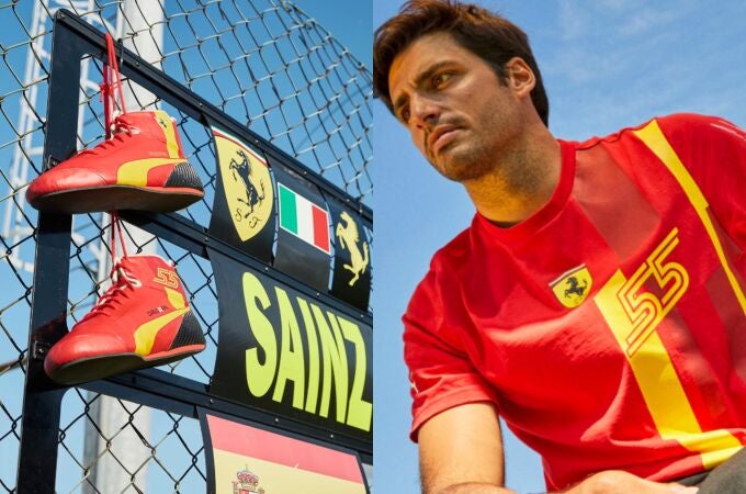 Carlos Sainz desafía el veto a la bandera