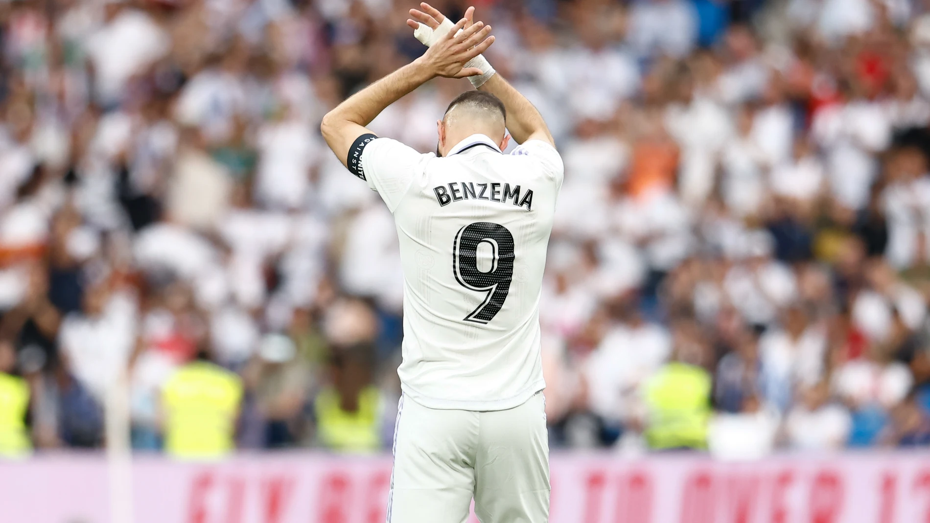 Benzema se despide del Bernabéu
