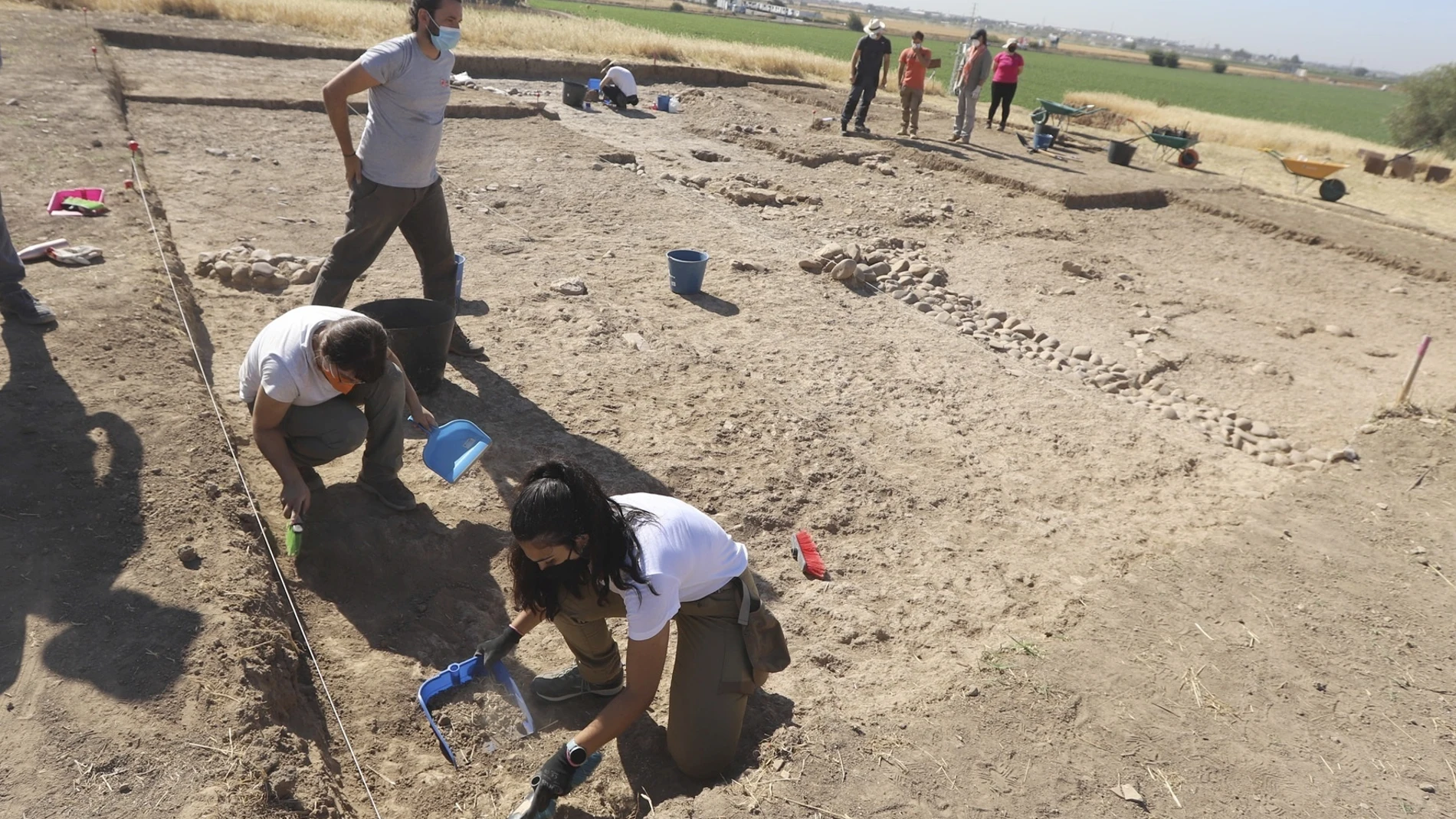Excavaciones arqueológicas en Cerro Macareno, en Sevilla