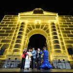 Encendido de la portada de la Feria del Corpus de Granada