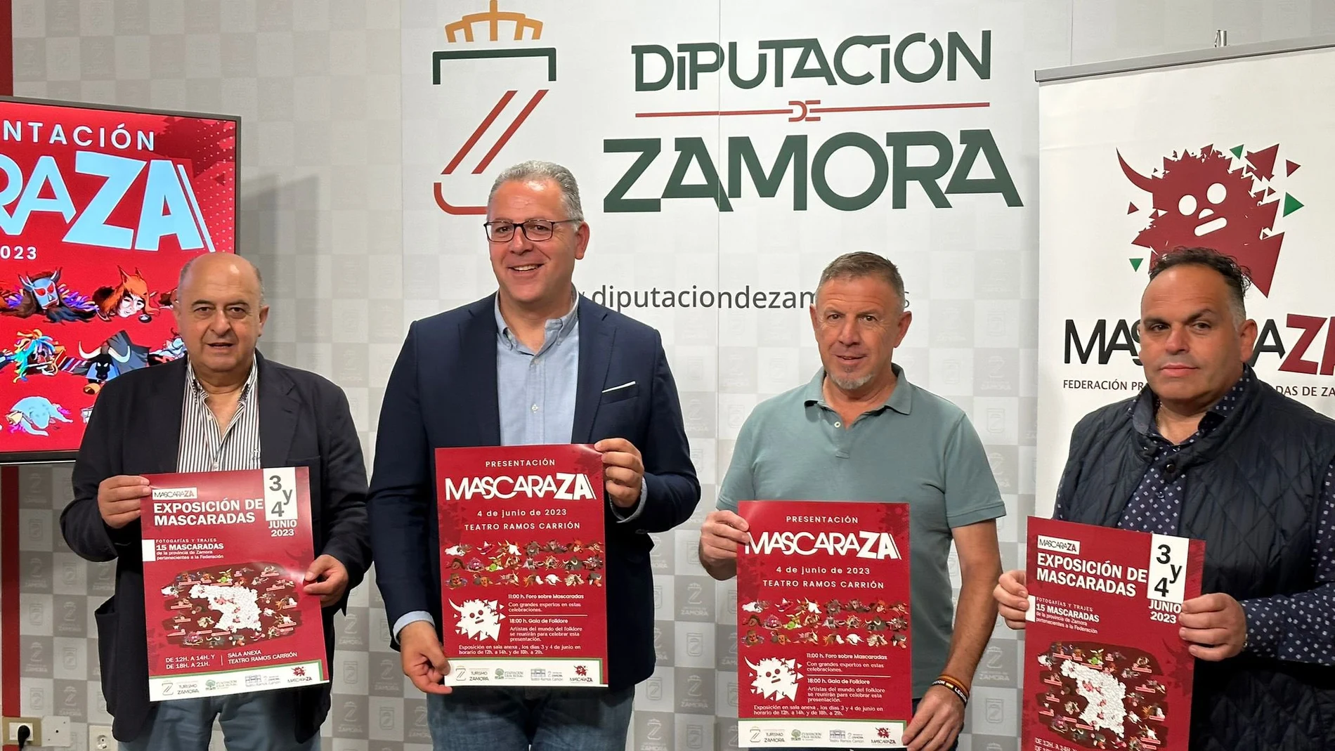 El vicepresidente en funciones de la Diputación de Zamora, Jesús María Prada, presenta Mascaraza