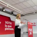 El PSOE acusa al PP de &quot;politizar&quot; la EvAU. En la imagen, Pilar Alegría 