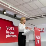 El PSOE acusa al PP de "politizar" la EvAU. En la imagen, Pilar Alegría 