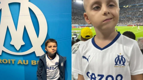 El pequeño Enzo solo quería ver a sus ídolos del Marsella