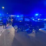 Motorista de 31 años grave tras colisionar con un turismo en barrio de la Fortuna (Madrid)