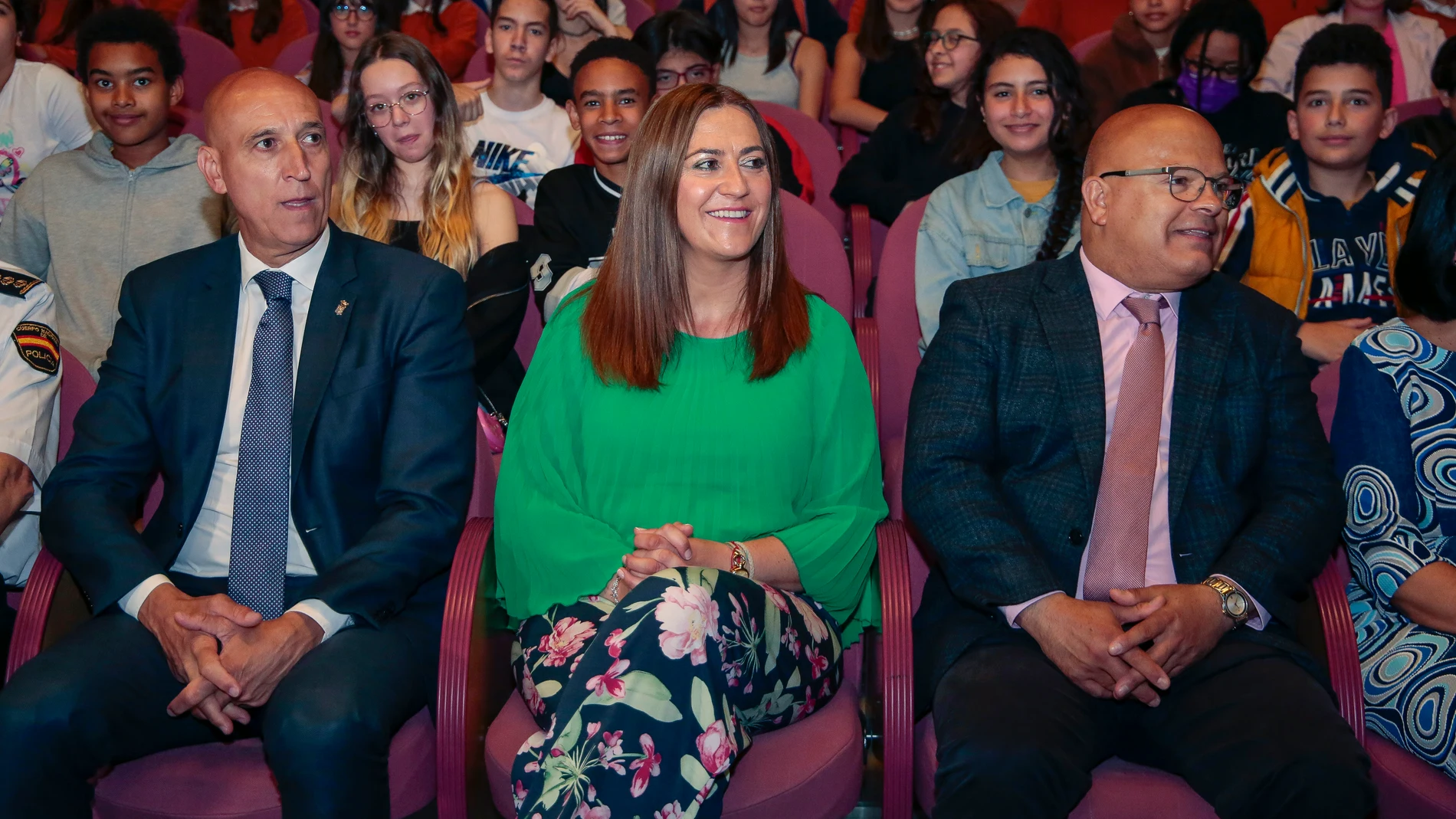 Virginia Barcones en el acto celebrado en León
