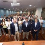 López Miras y Ballesta ponen de manifiesto en una reunión con los alcaldes y portavoces de los 67 barrios y pedanías “la victoria contundente” del PP en el municipio