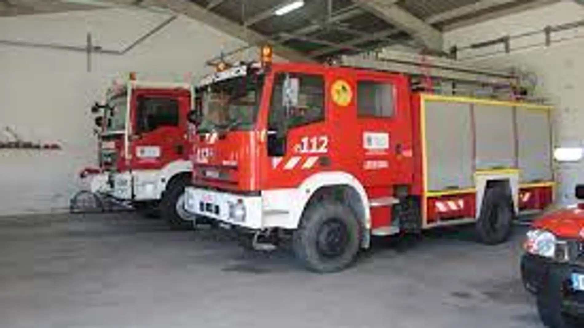 Camiones de bomberos de la Diputación de Salamanca