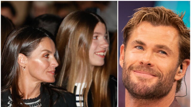 Chris Hemsworth recibe la visita de la Reina Letizia y la infanta Sofía en “El Hormiguero”