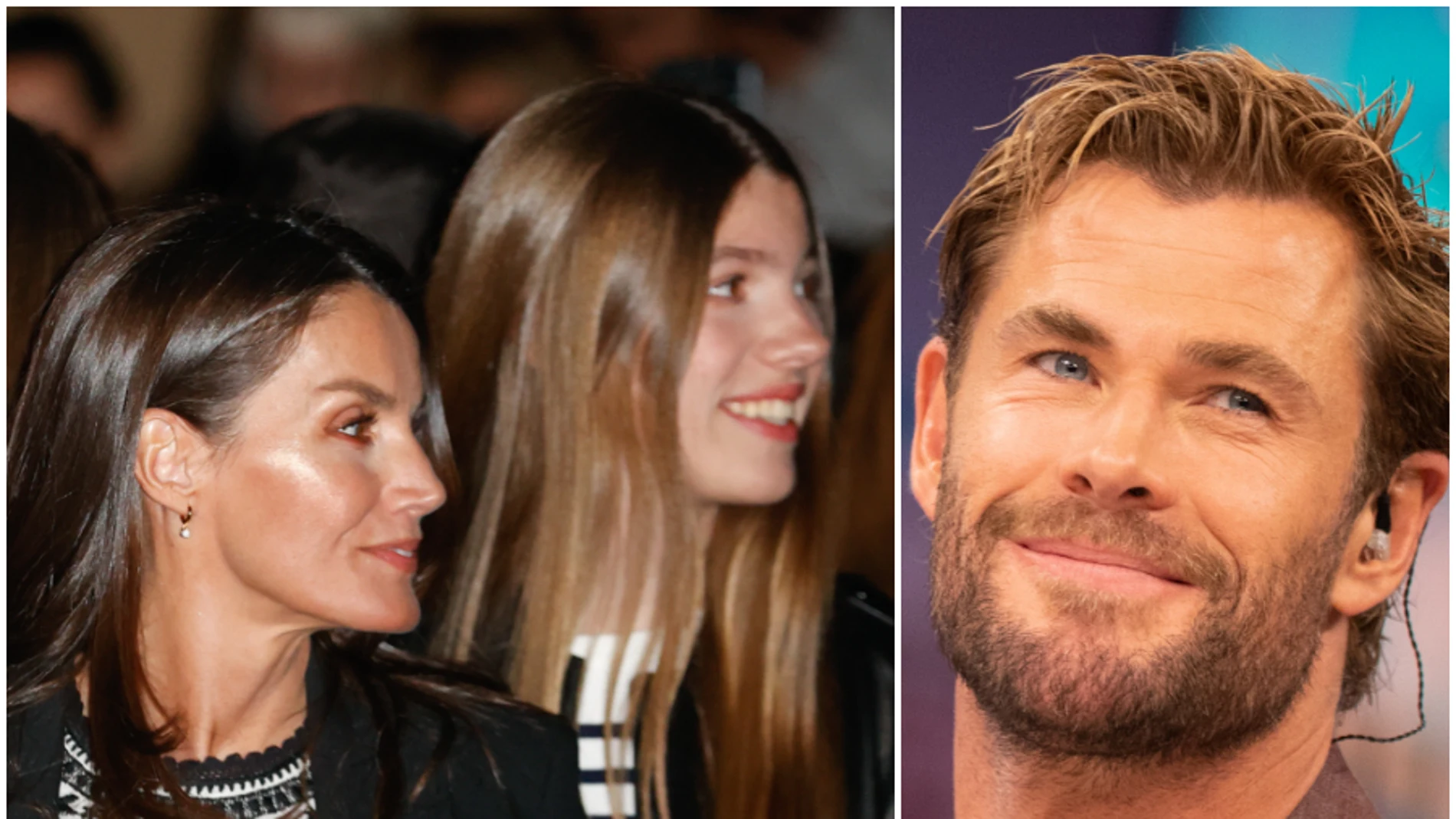 Chris Hemsworth recibe la visita de la Reina Letizia y la infanta Sofía en “El Hormiguero”