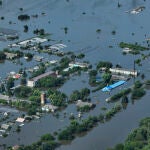 CORRECTION Russia Ukraine War Damaged Dam