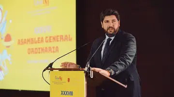 El presidente de la Región, Fernando López Miras
