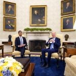 Joe Biden recibe este jueves al "premier" británico, Rishi Sunak, en la Casa Blanca