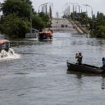 Evacuations underway in Kherson following dam collapse, floods