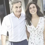 Carlos Sainz, con su hija Blanca