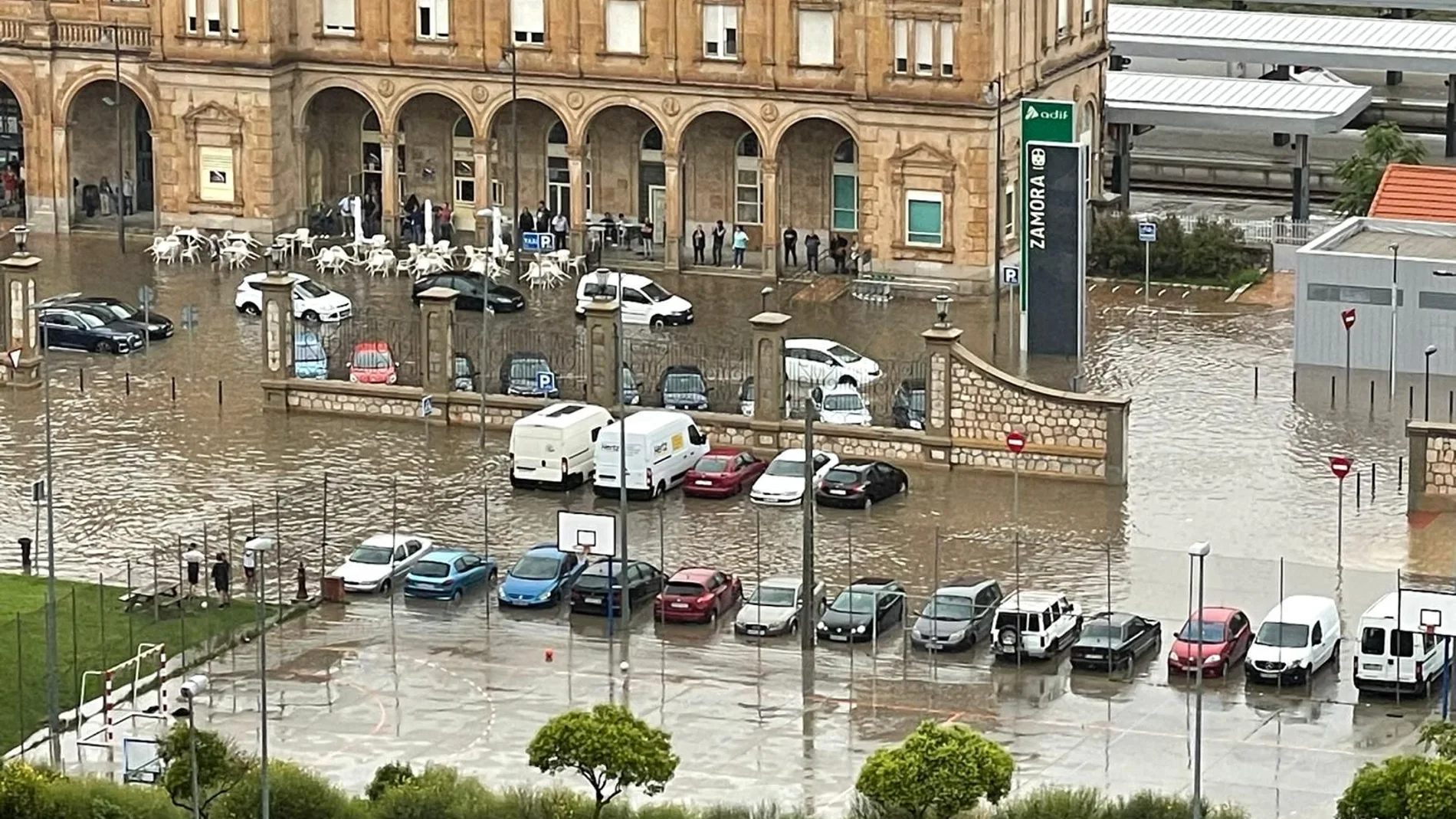 Lluvias intensas en Zamora