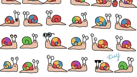¿Qué caracol tiene la concha diferente?