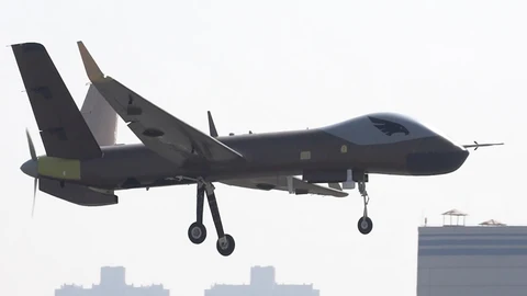 Imagen de archivo del dron de combate Wing Loong II