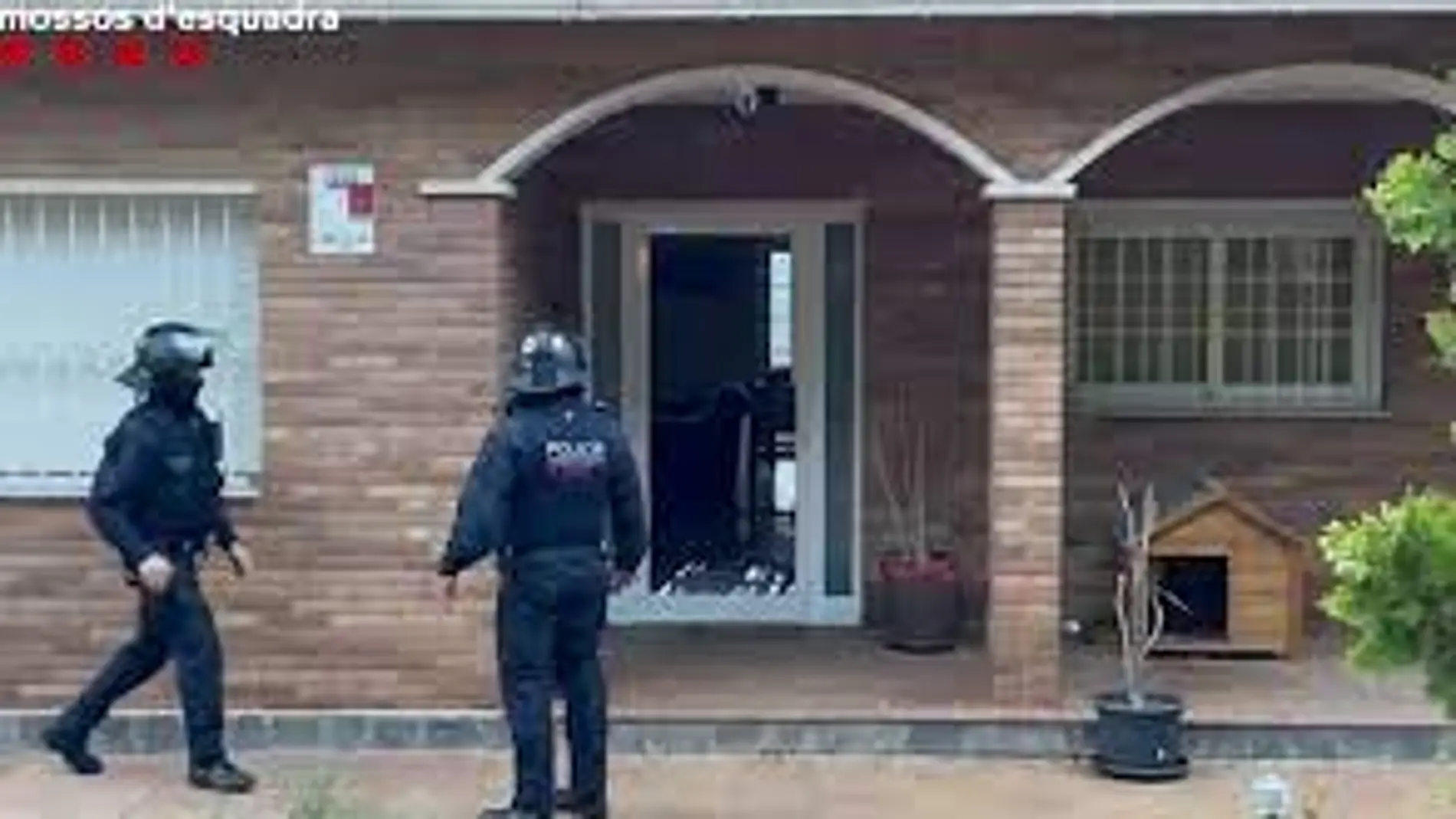 Imagen del operativo policial