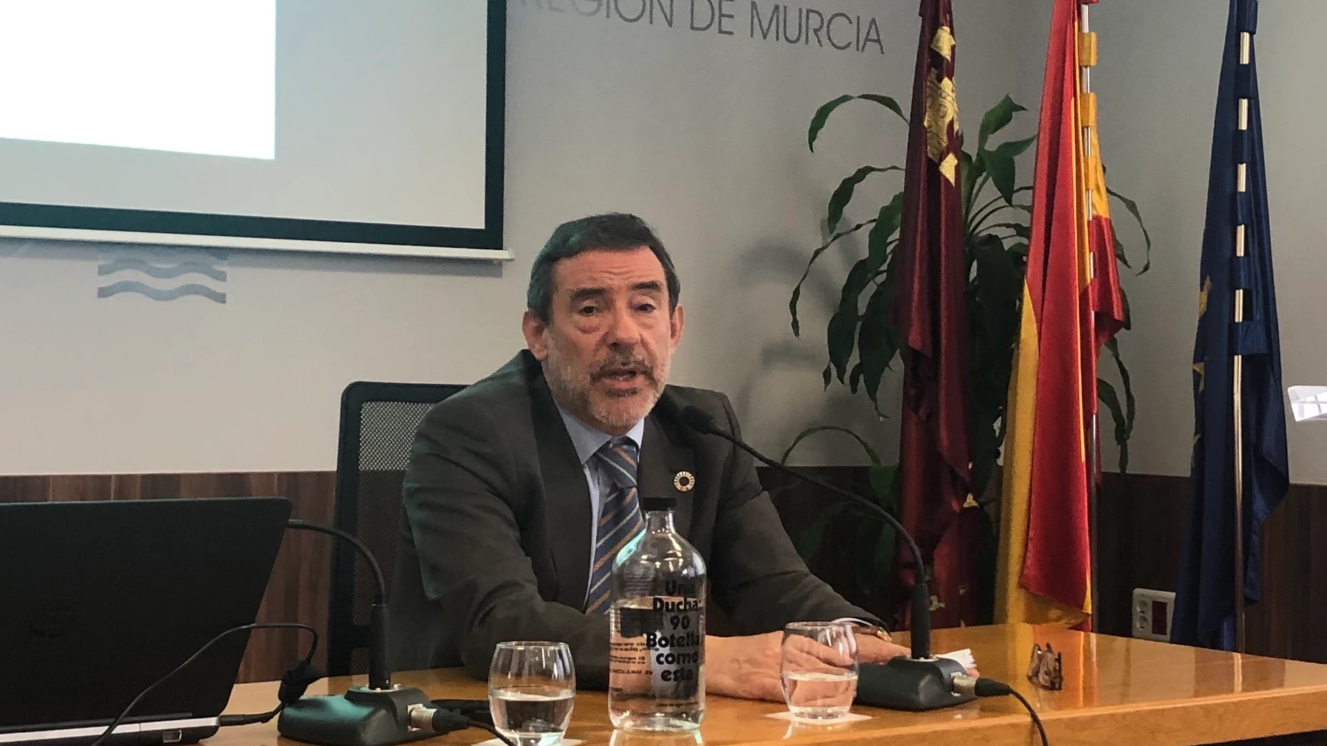 El secretario general de la delegación del Gobierno en la Región, Francisco Jiménez