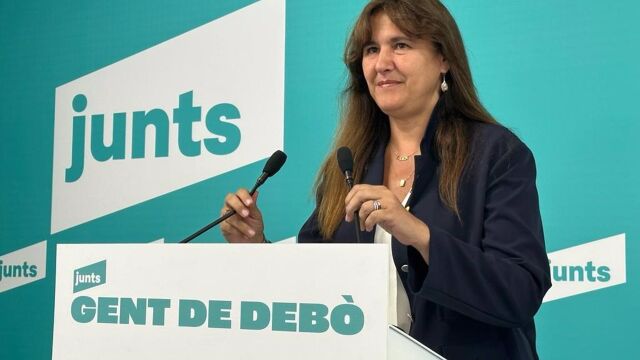 Laura Borràs se mostró crítica con el cordón sanitario en Ripoll