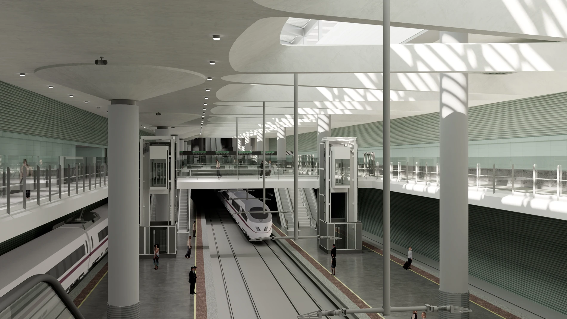 Así será la futura estación pasante de Atocha que conectará toda la red de alta velocidad