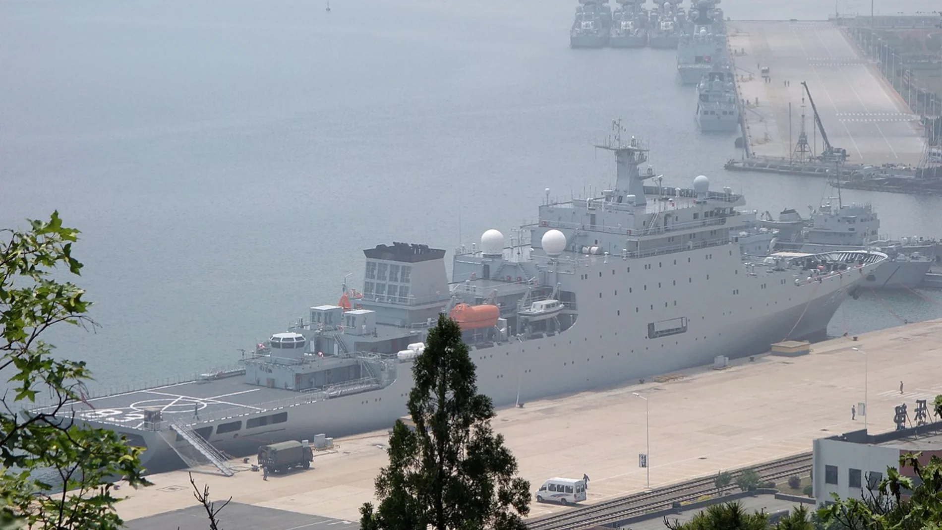 El buque chino Qi Jiguang en una foto de archivo