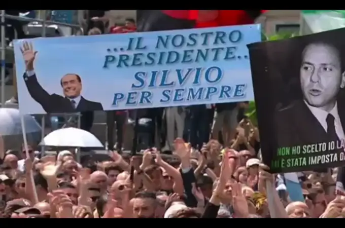 El adiós a Berlusconi