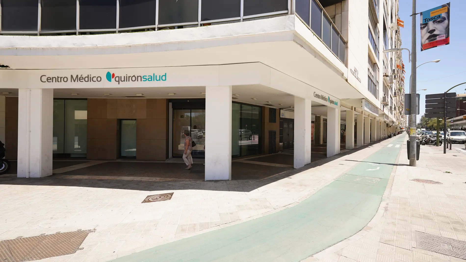Fachada del nuevo centro médico Quirónsalud