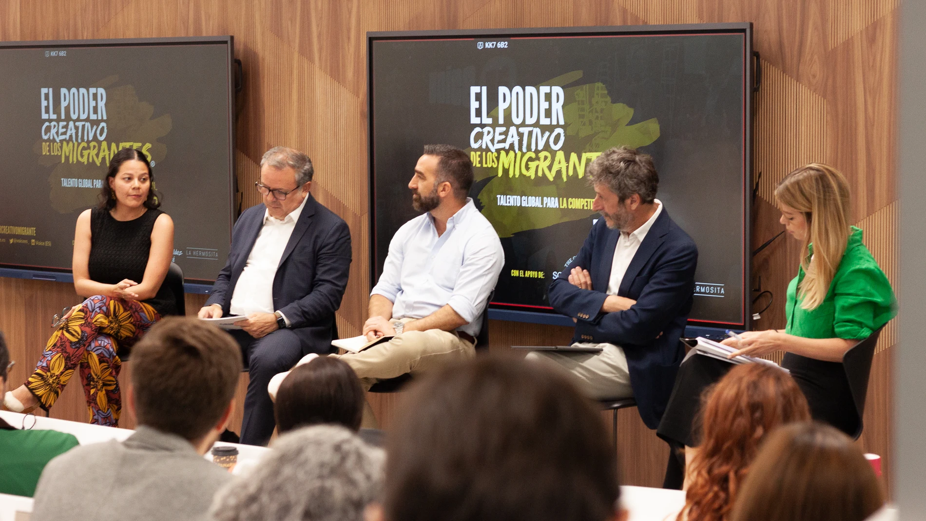 Panel de expertos que intervinieron en la segunda edición de "El poder creativo de los migrantes"