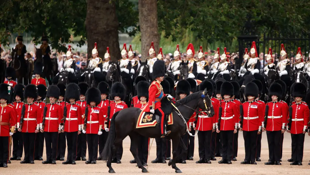 Trooping the Colour for King Charles III Birthday Parade in London