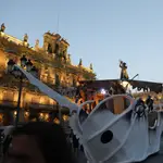 Actuación en el Facyl en la Plaza Mayor de Salamanca