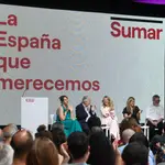 Yolanda Díaz protagoniza un acto de Sumar en Madrid 