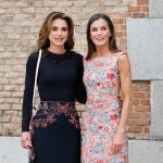 La Reina Letizia y Rania de Jordania en Madrid.