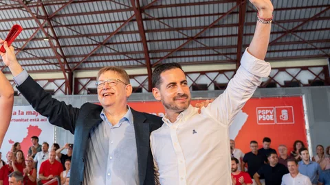 Bielsa junto a Ximo Puig en una imagen de archivo