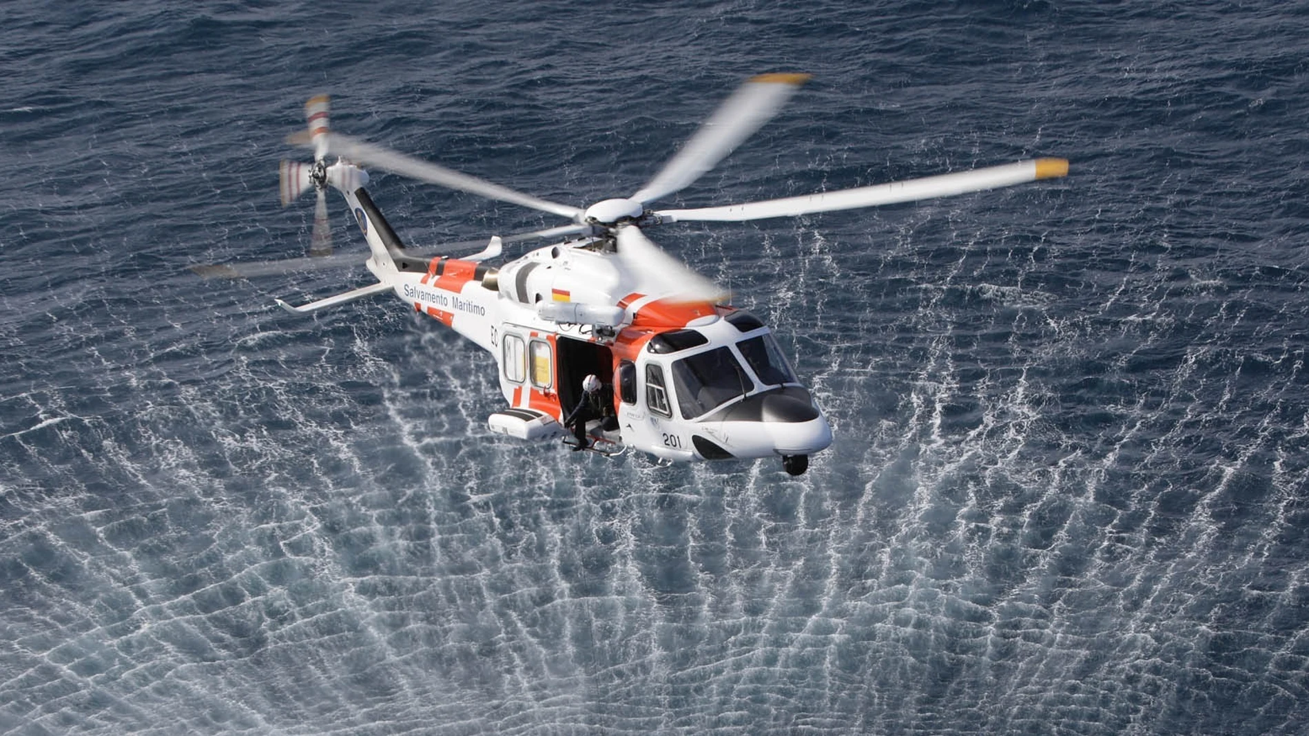 Helicóptero Helimer 201 de Salvamento Marítimo